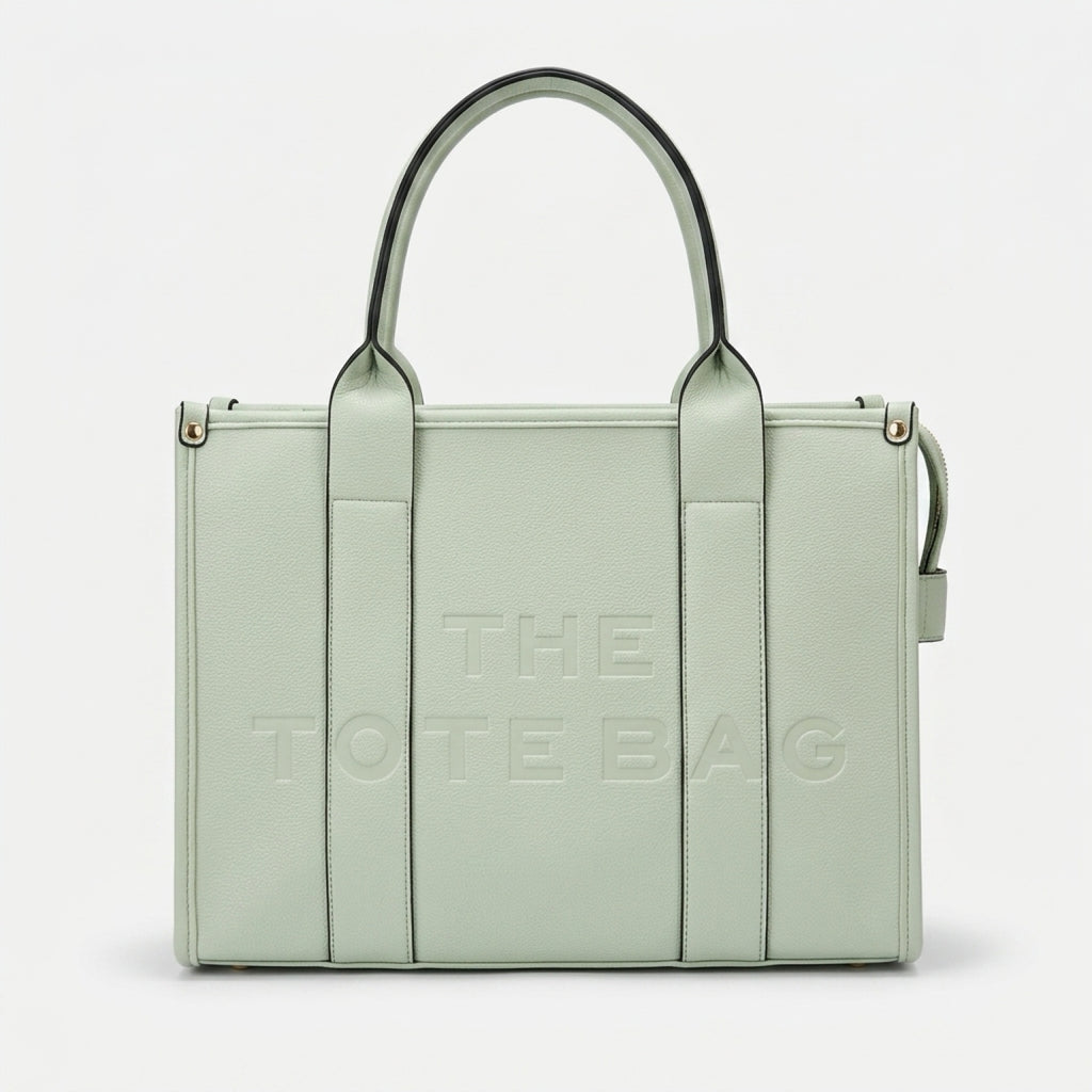 RIA Structured Tote Bag - Green