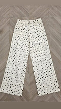 Kasey Polka Dot Wide-Leg Jeans
