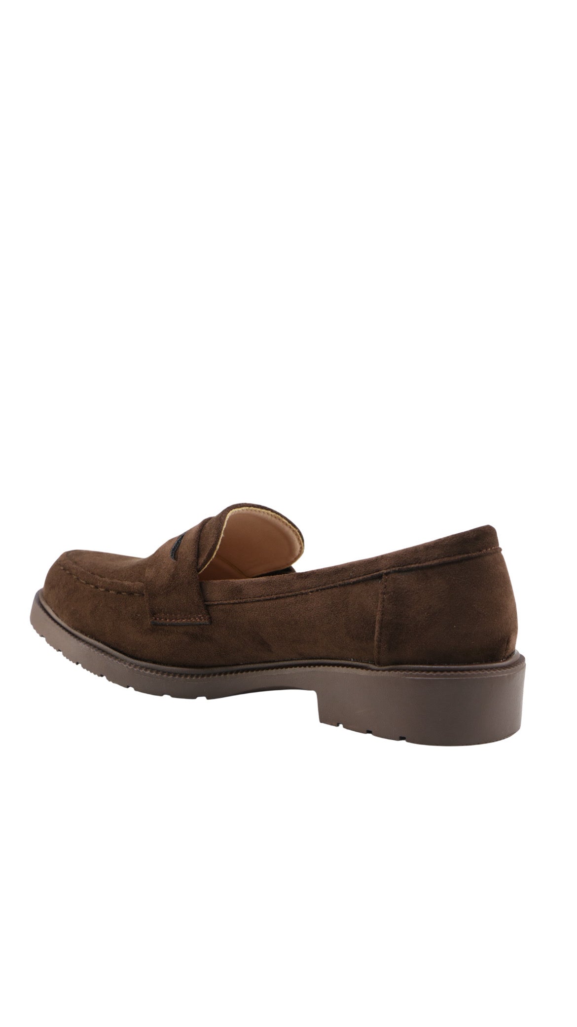 ZOE LOAFER - BROWN SUEDE
