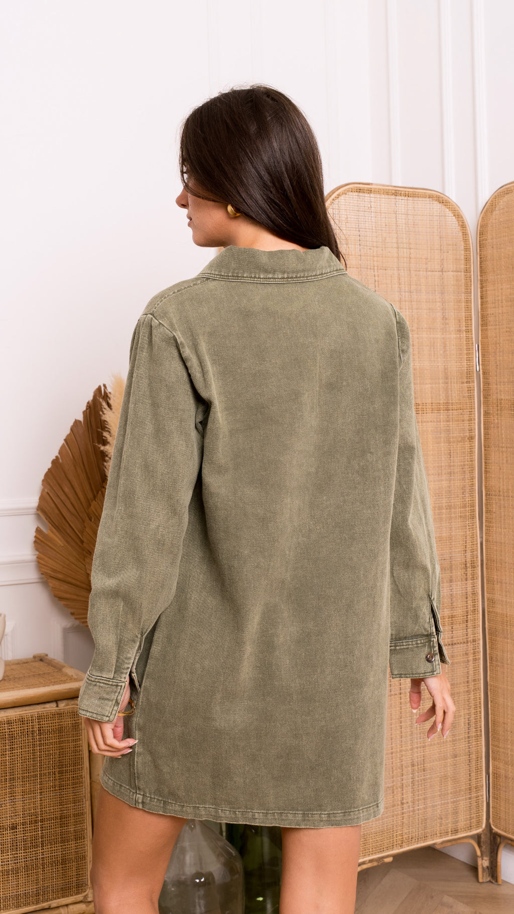 WINTER DRESS KHAKI