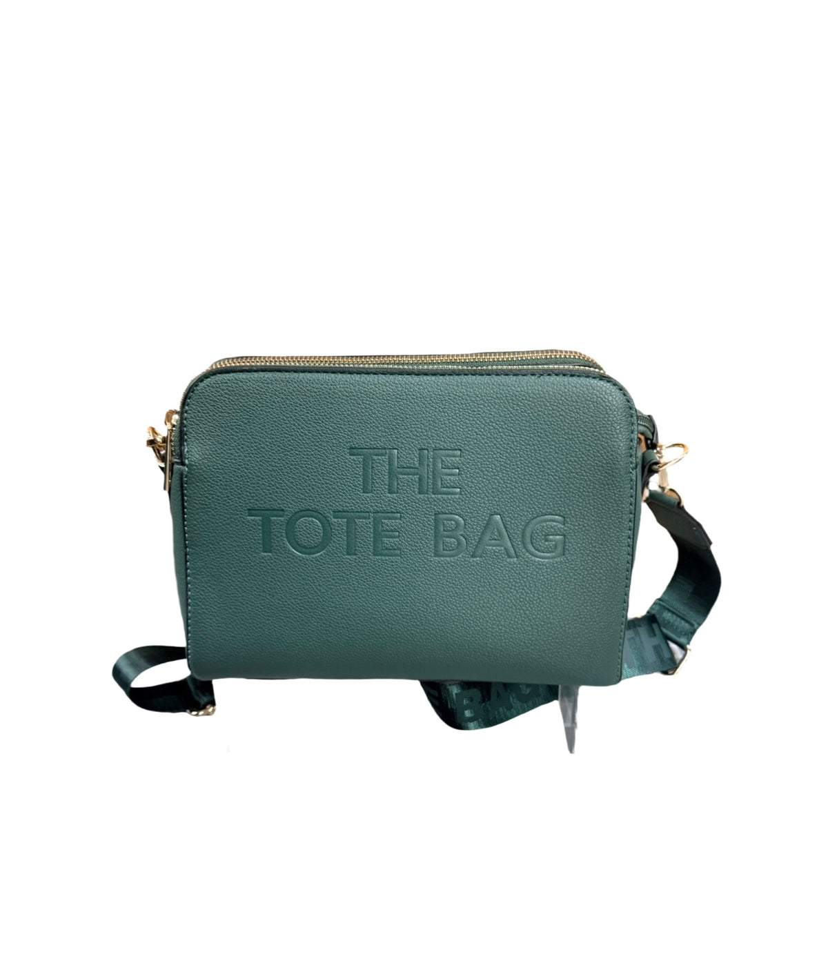 The Tote Bag Crossbody Green Everyday Double-Zip Shoulder Bag