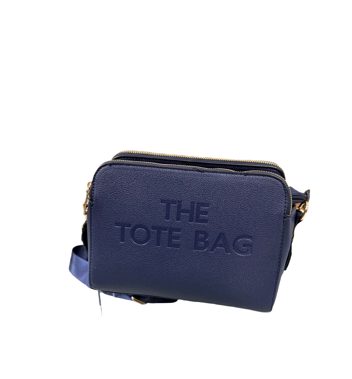 The Tote Bag Crossbody Navy Everyday Double-Zip Shoulder Bag