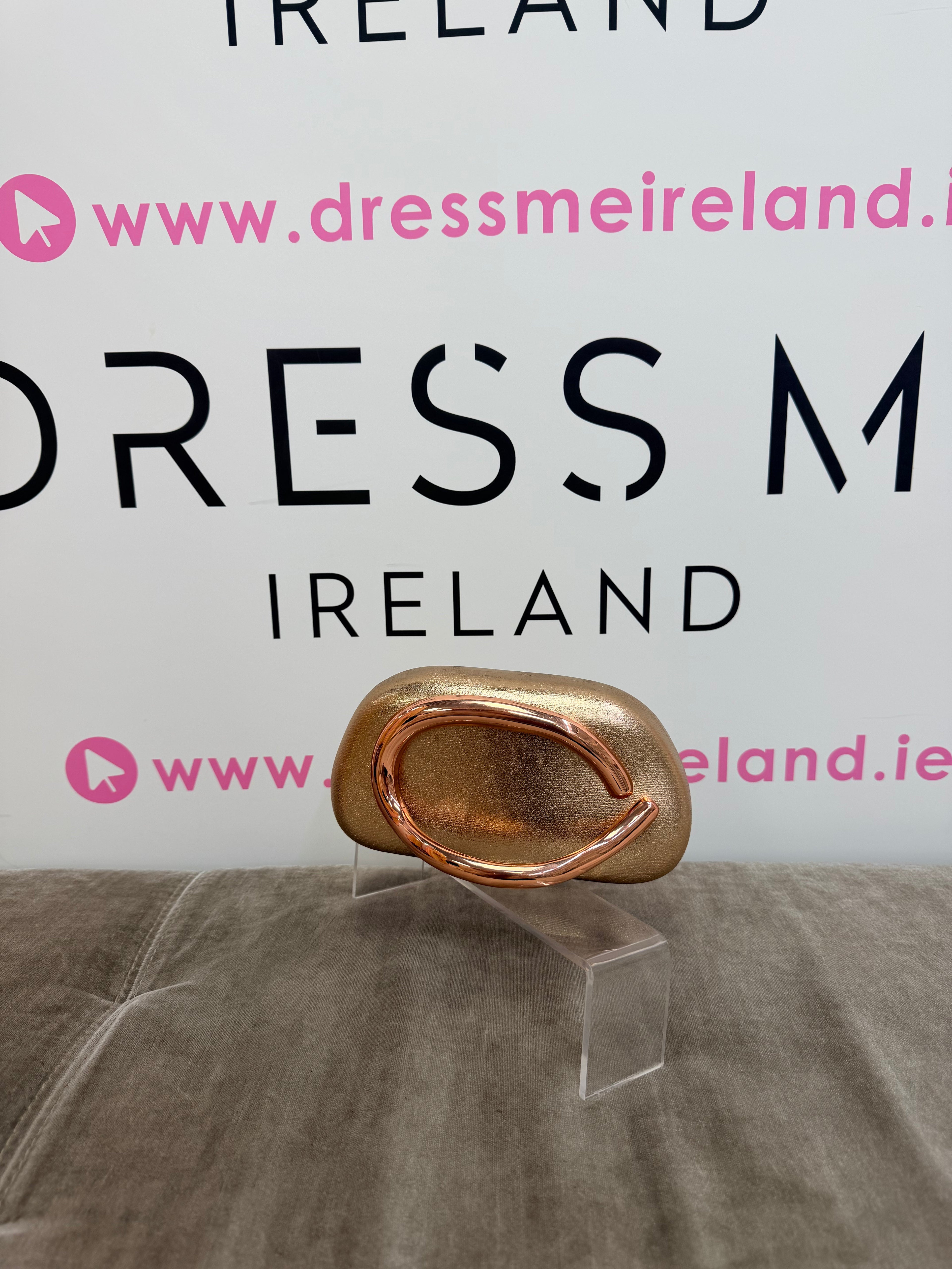 BETTY CLUTCH BAG ROSE GOLD