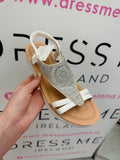 POSY SANDAL IN WHITE