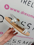 POSY SANDAL IN SILVER