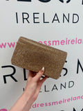TORI CLUTCH BAG IN GOLD