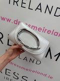 YAZZ CLUTCH BAG IN WHITE
