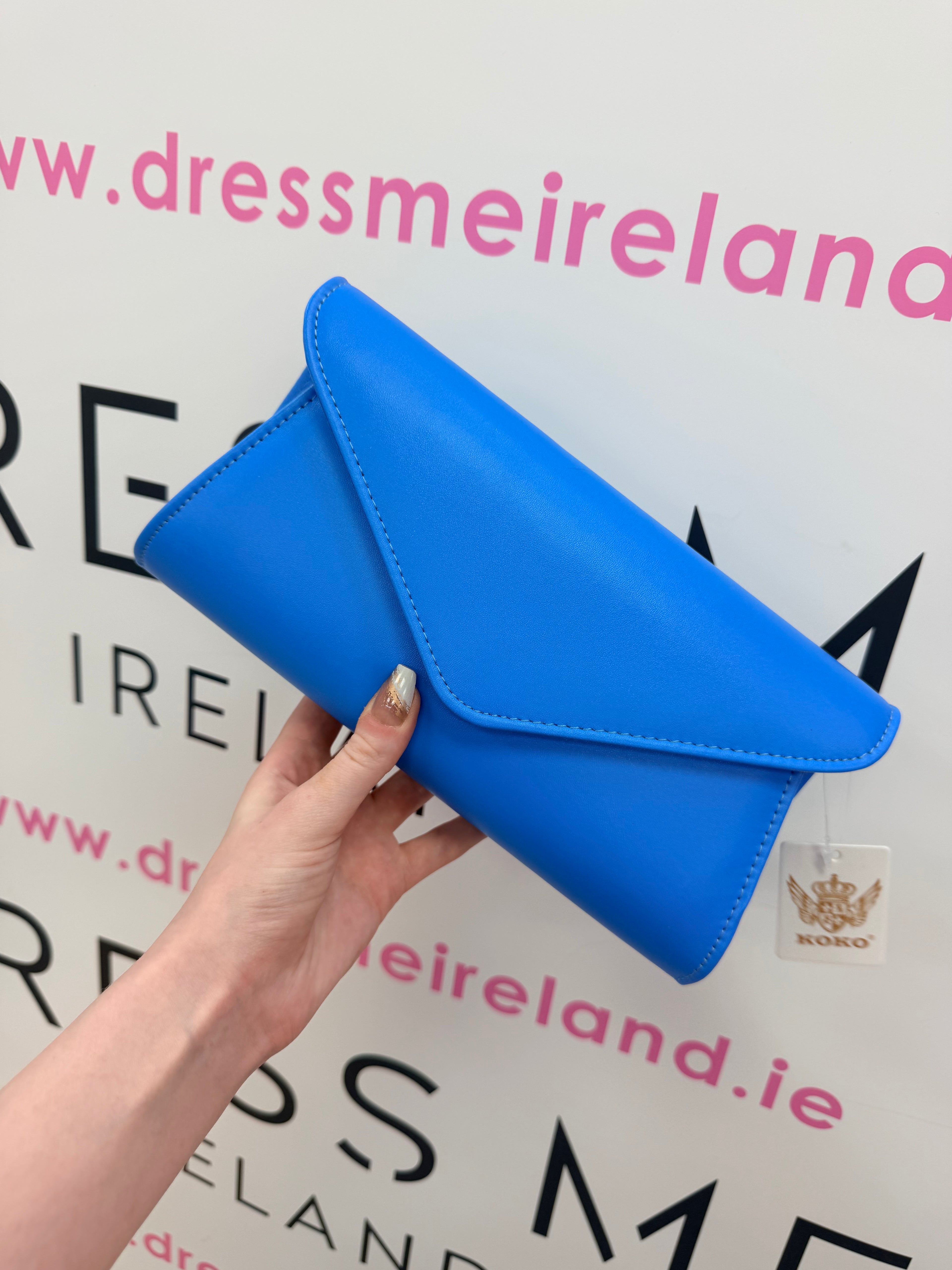 VIVA CLUTCH BAG IN BLUE