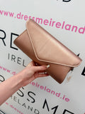 VIVA CLUTCH BAG IN ROSE GOLD