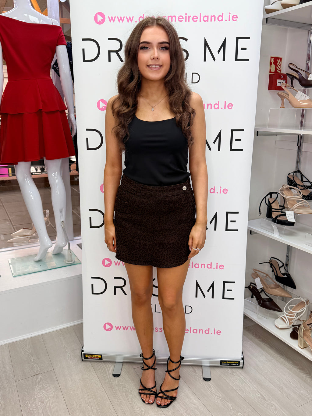 Abbie Skort Leopard Print