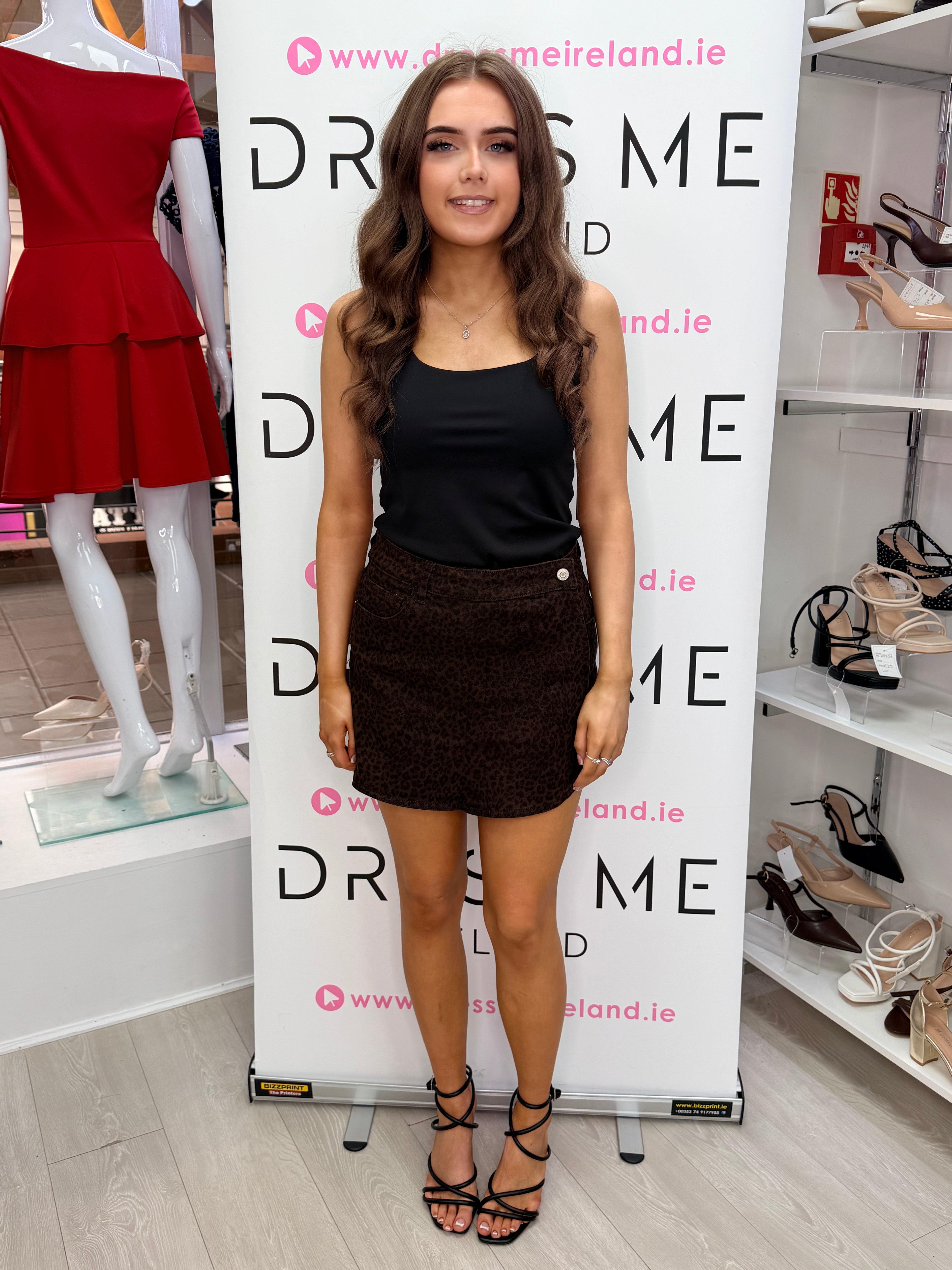 Abbie Skort Leopard Print