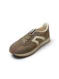Heather Beige Retro Trainers
