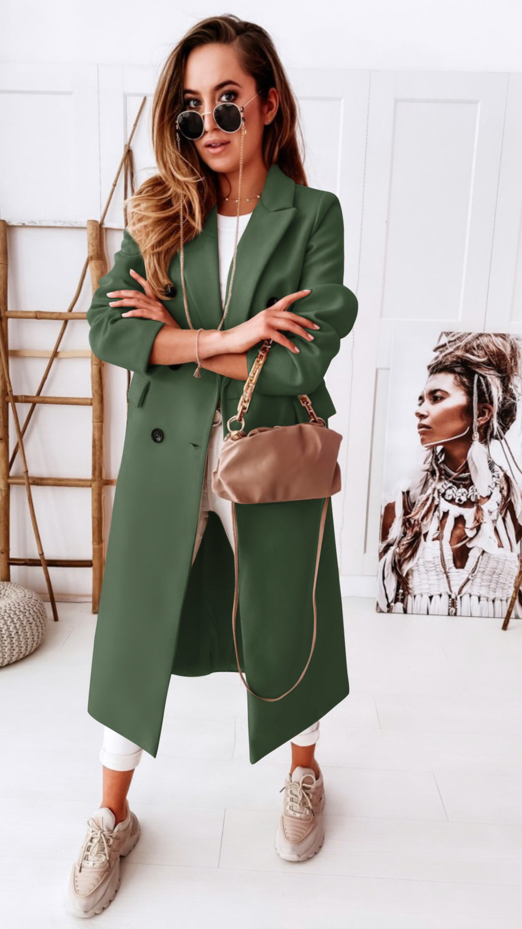 SHAUNA COAT - KHAKI