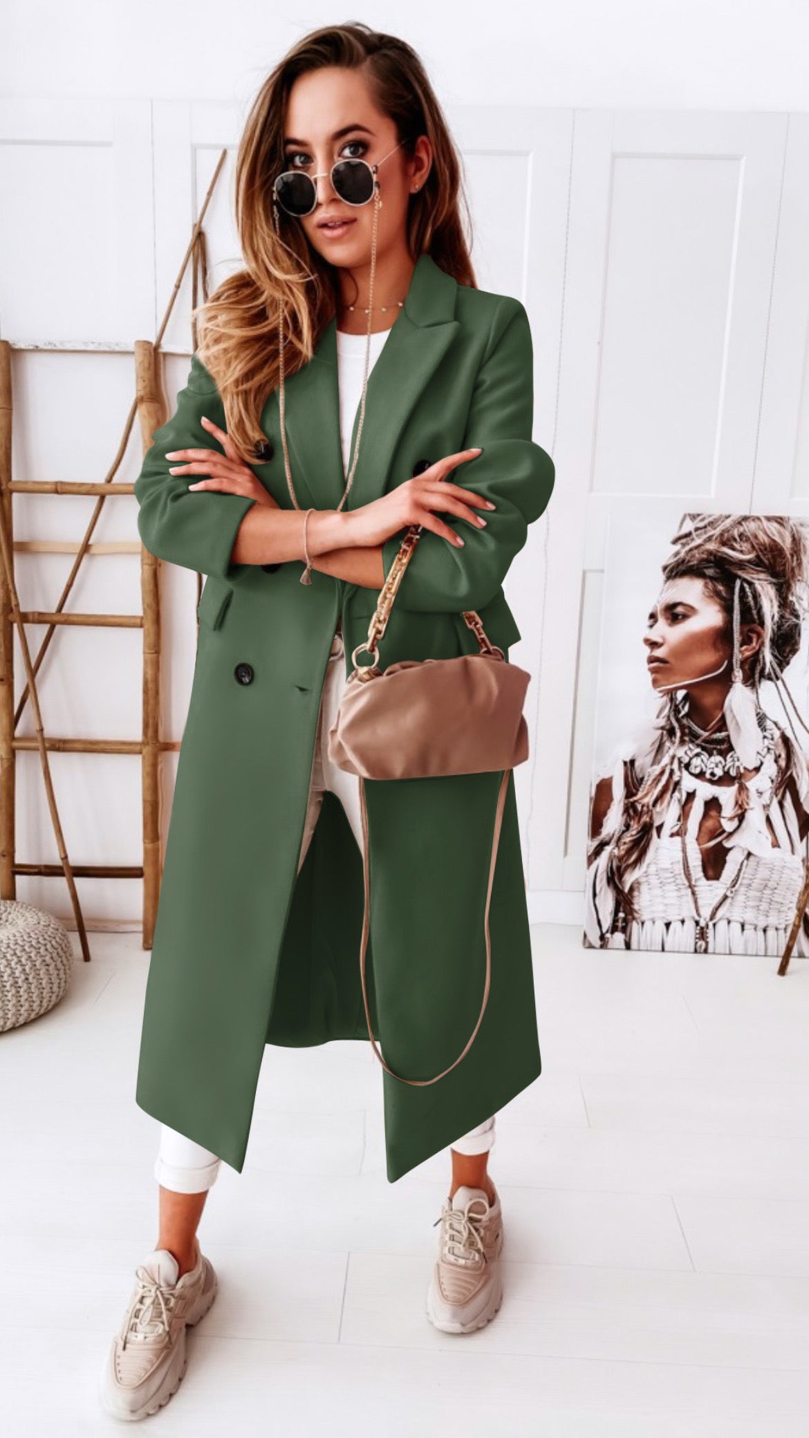 SHAUNA COAT - KHAKI