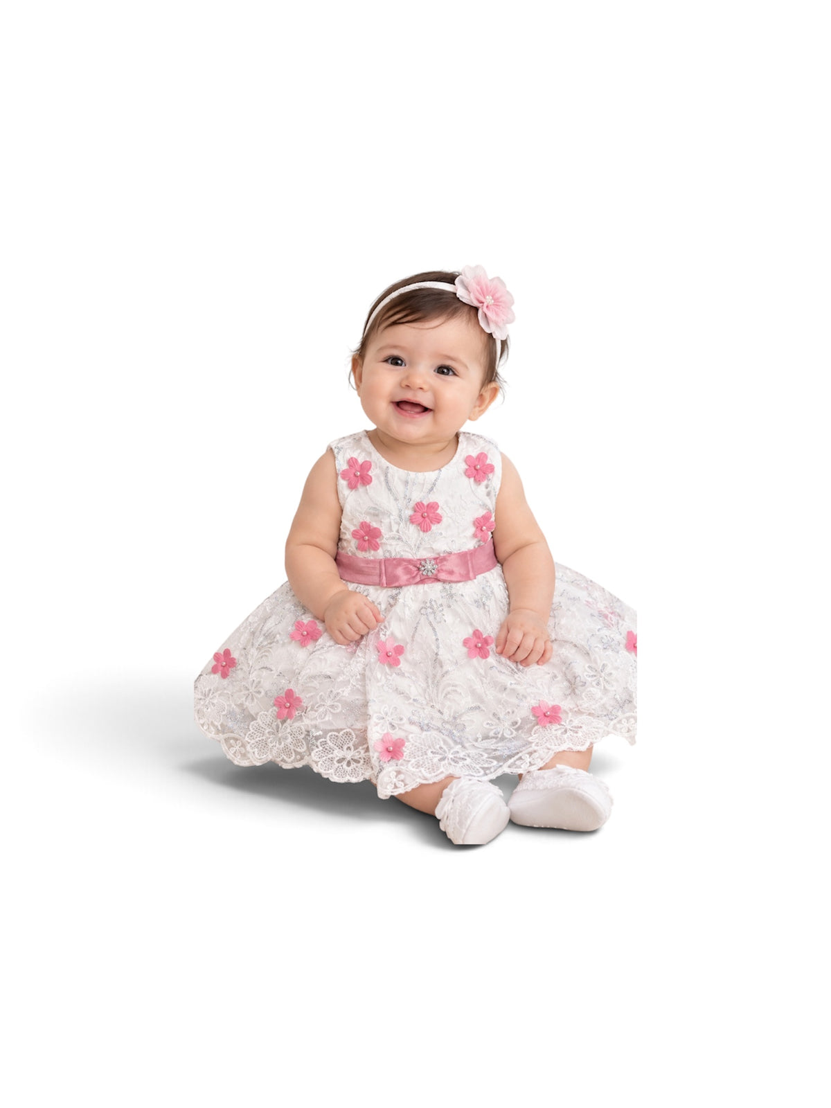 Sofia Kids Dress Pink