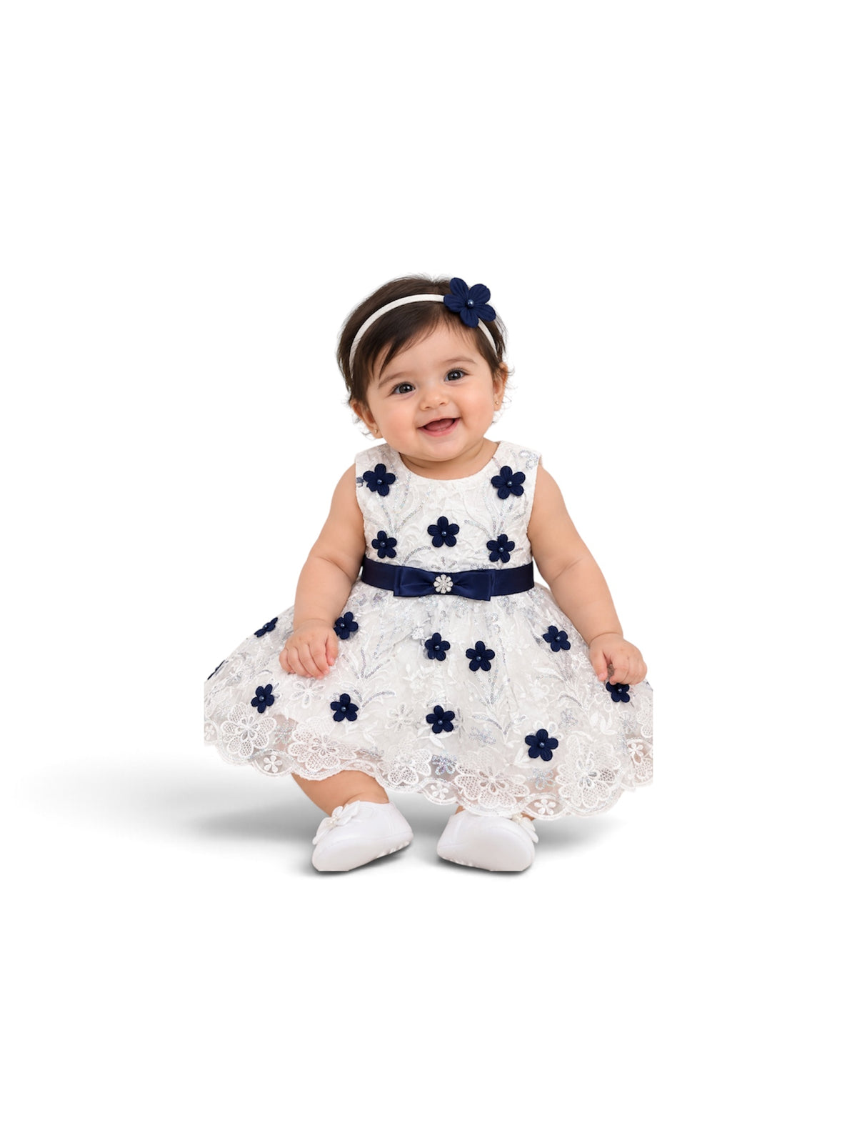 Sofia Kids Dress Blue