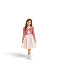 Amelia Kids Dress Dark Pink