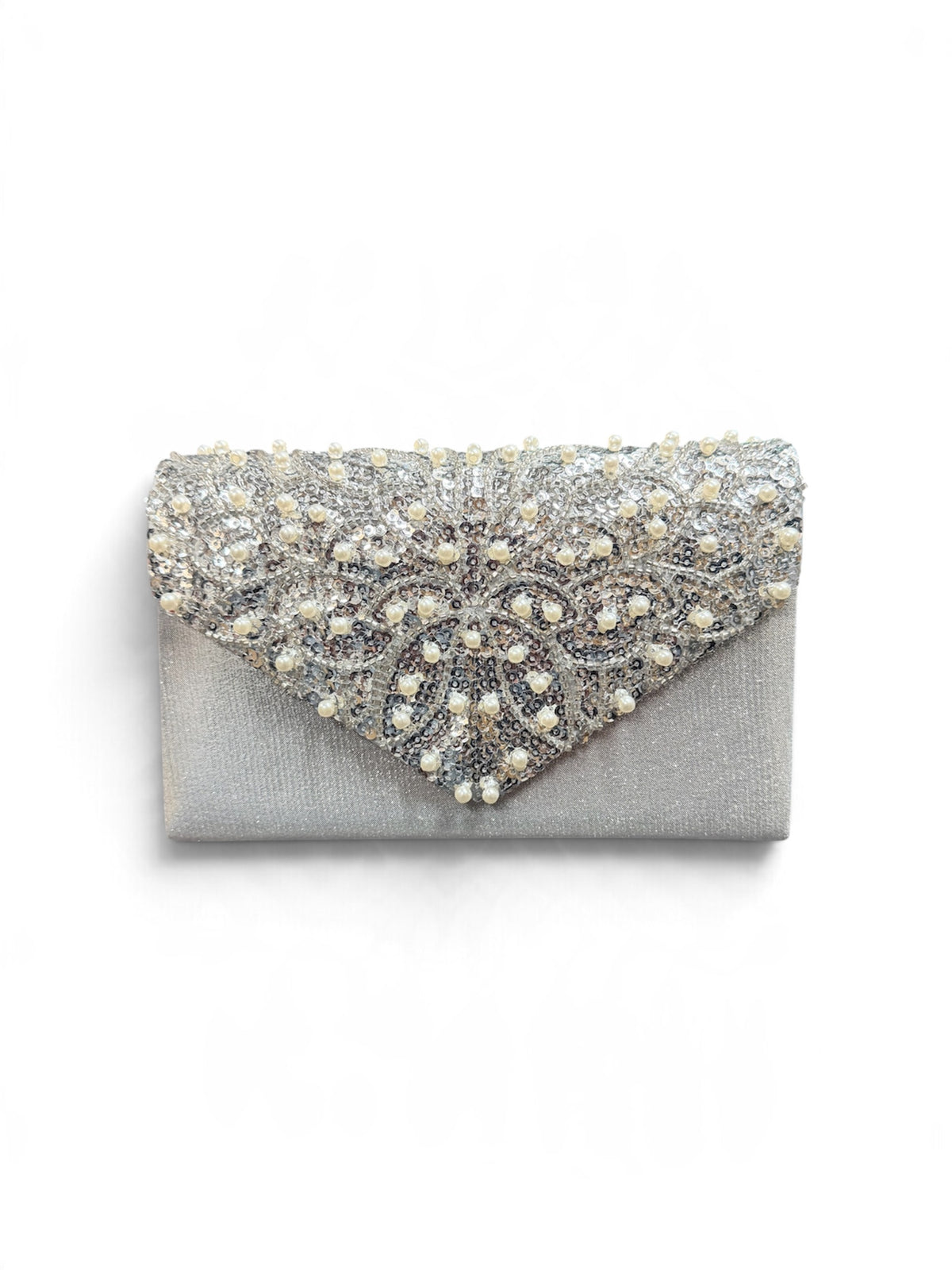 Madison Clutch Bag Silver