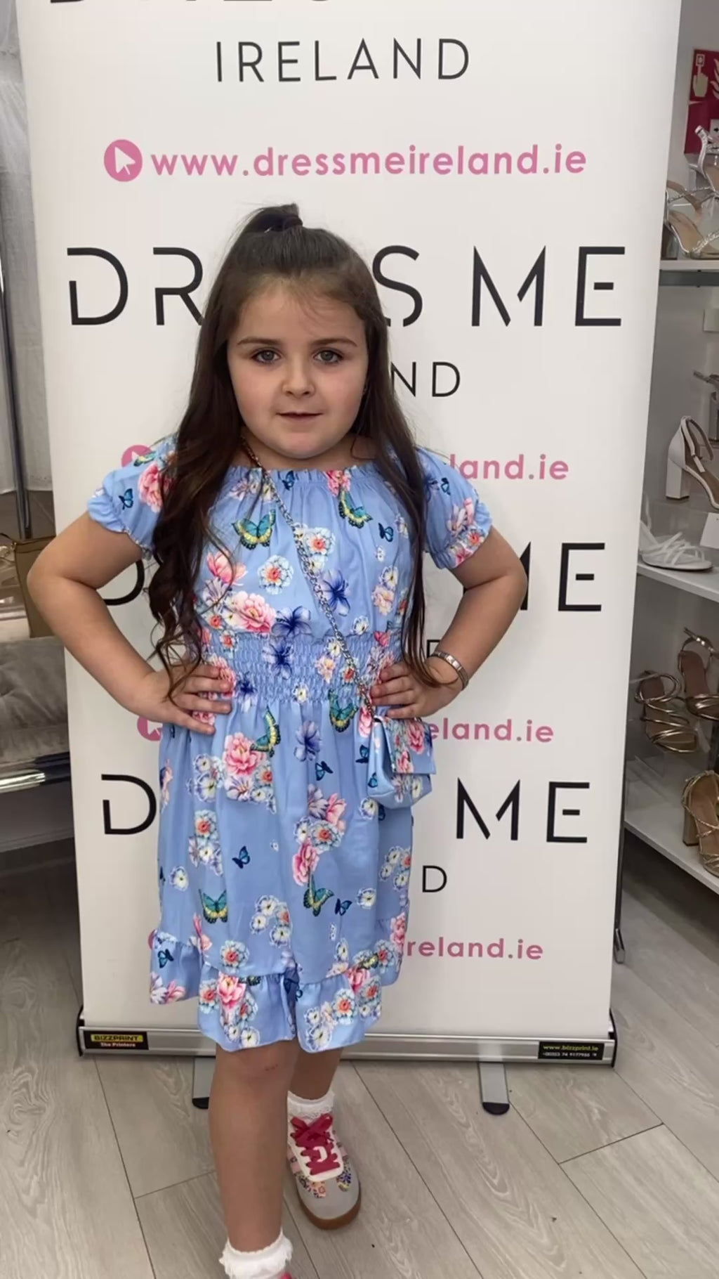 SADIE DRESS - BLUE