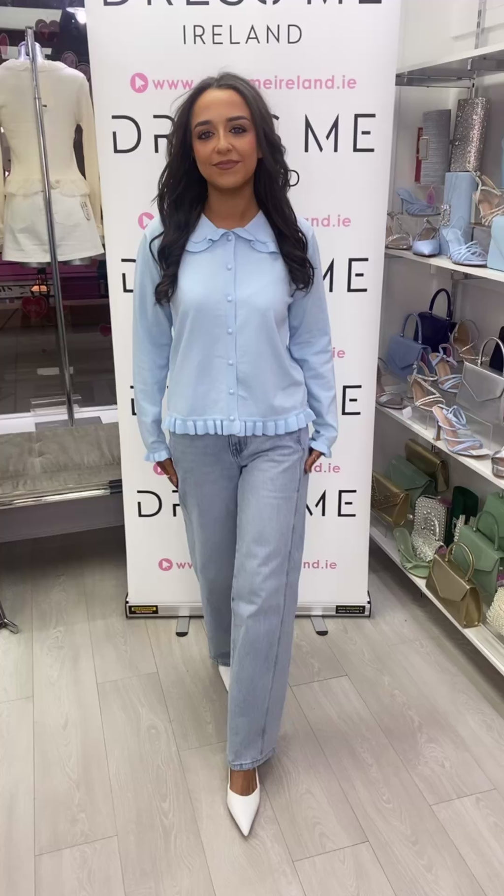 ADDIE CARDIGAN- BLUE