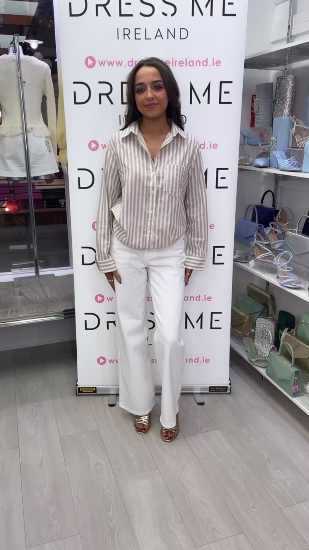 GRACIE SHIRT -  BEIGE
