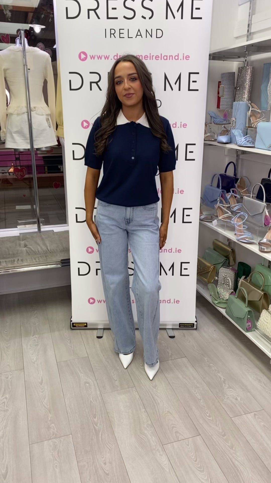 ALLIE TOP - NAVY