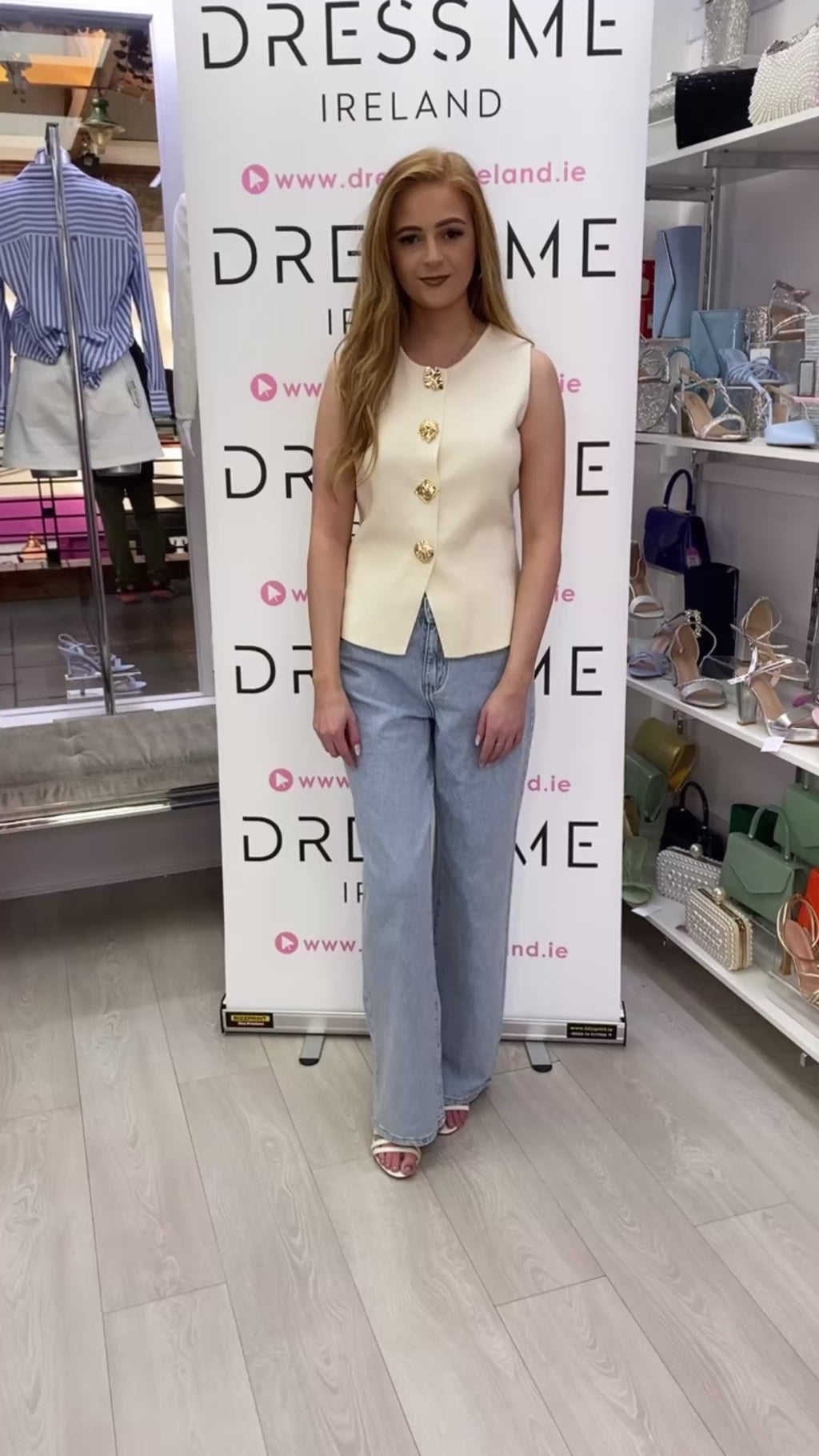 LEONA TOP - BEIGE