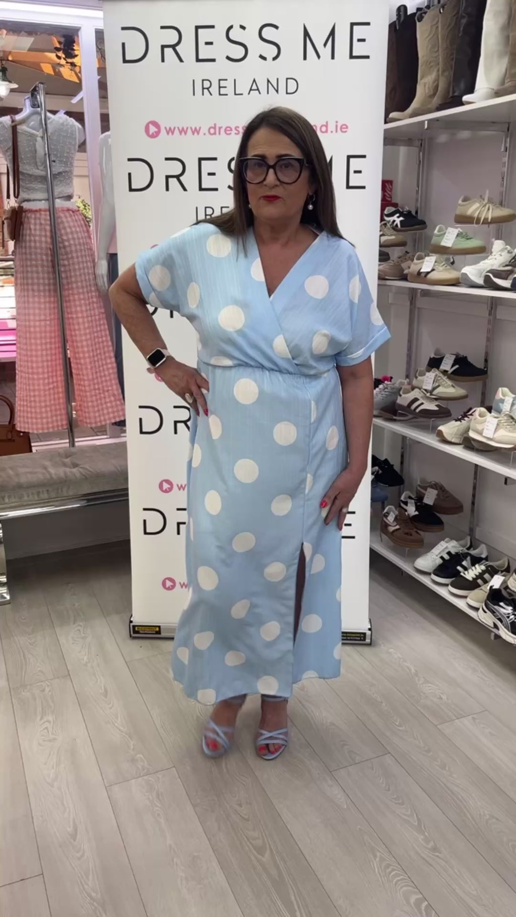 BETH DRESS - BLUE