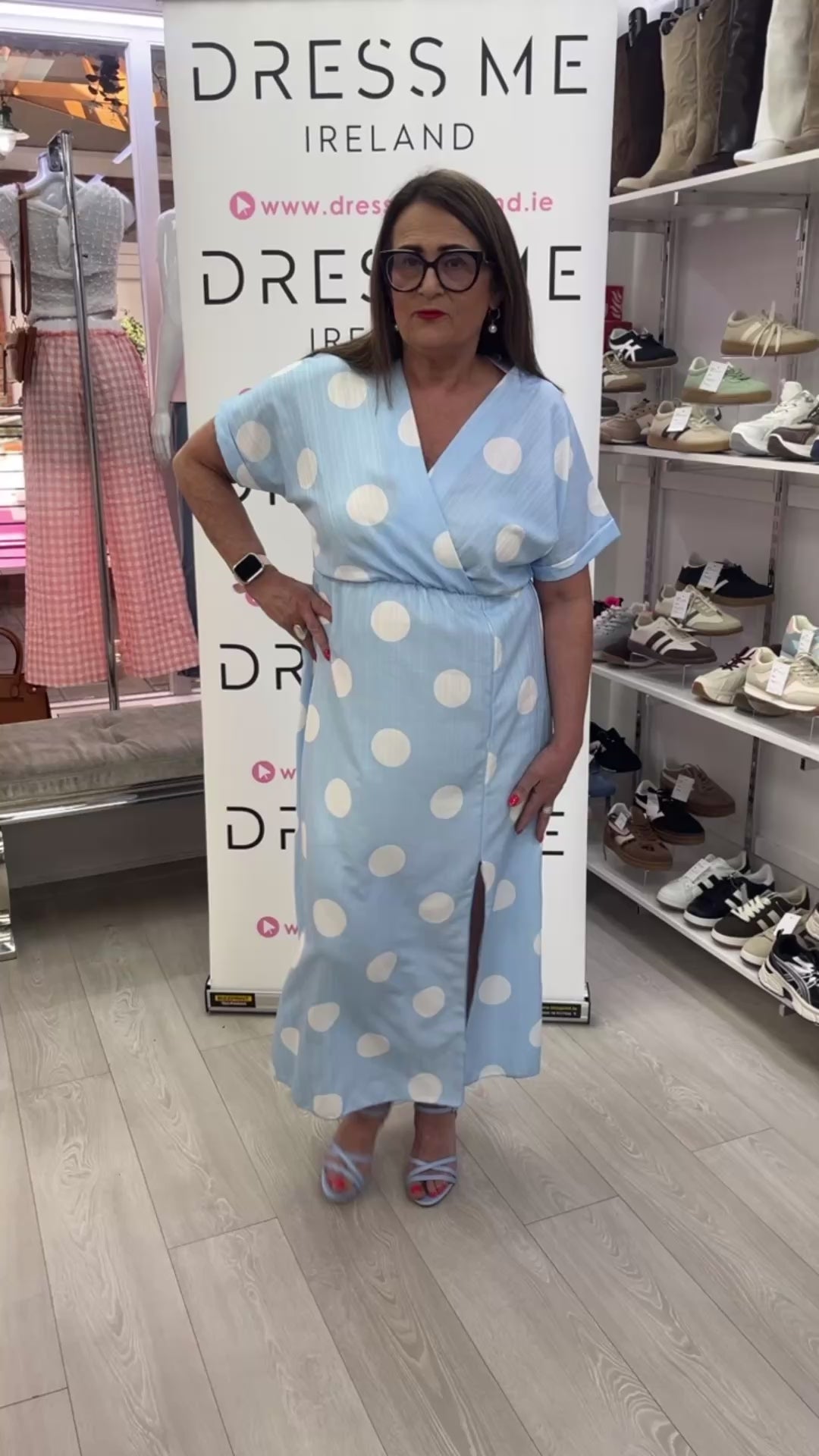 BETH DRESS - BLUE