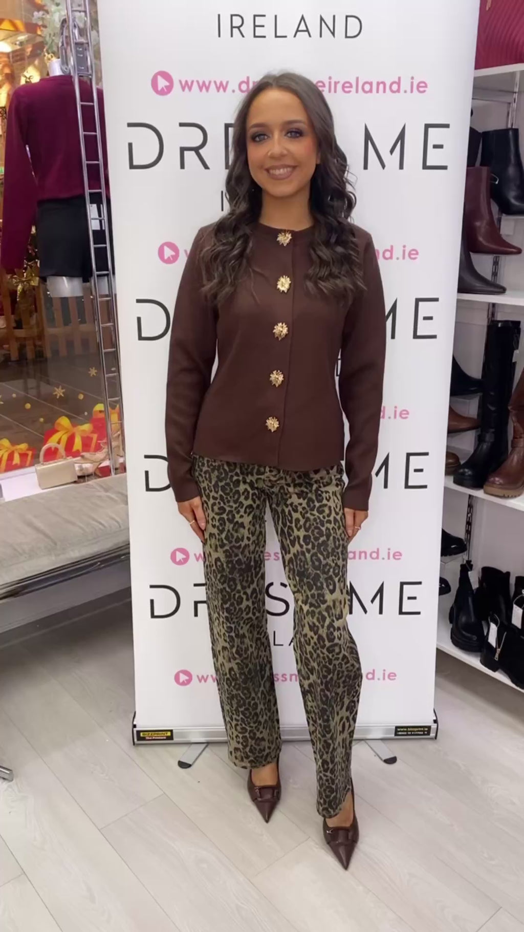 MAXINE CARDIGAN - BROWN