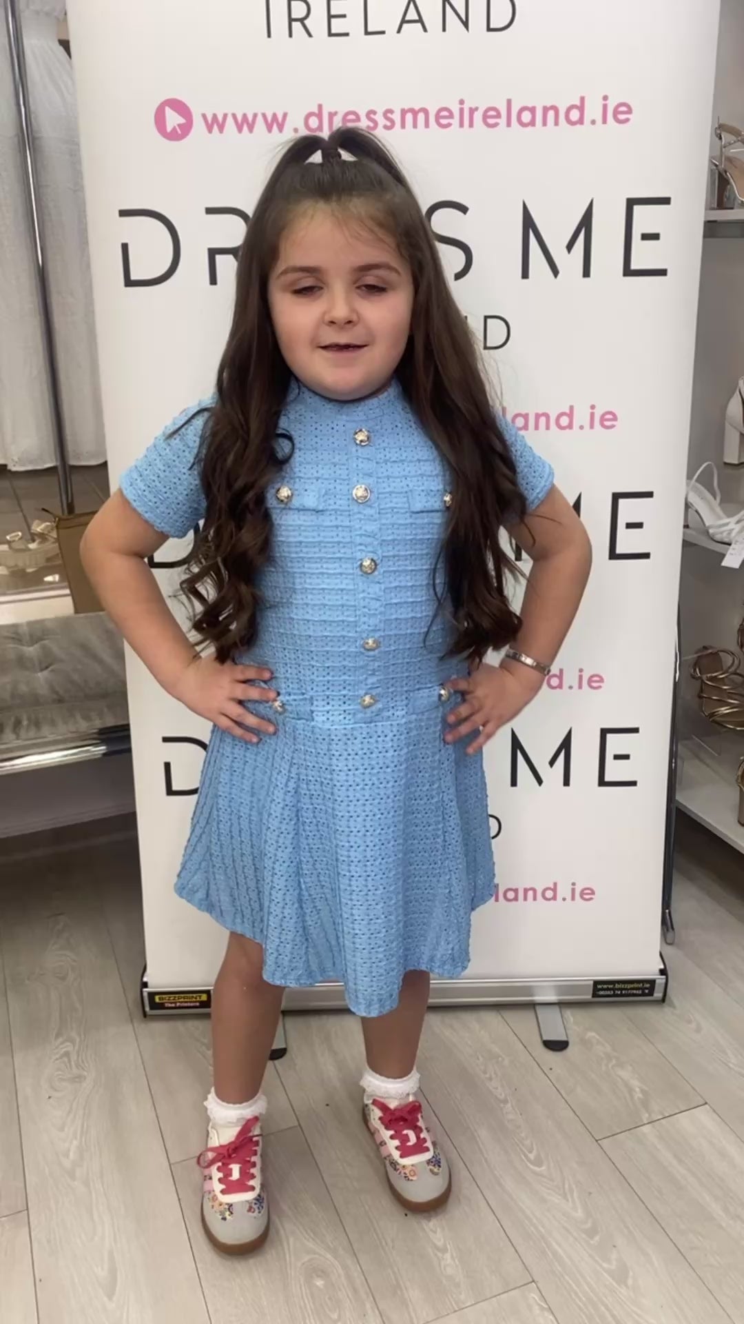 LAYLA DRESS - BLUE