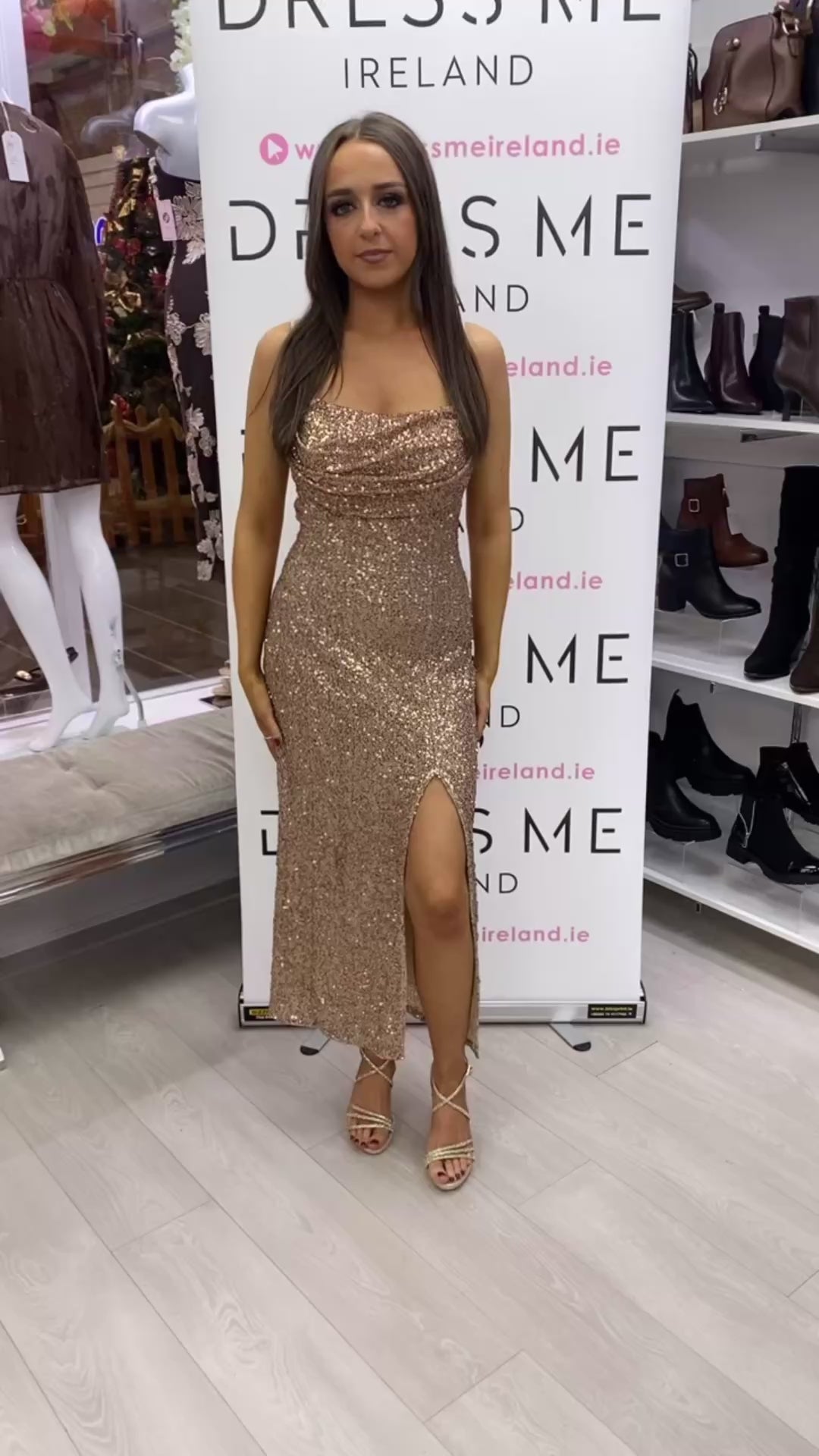 JASMINE DRESS - GOLD