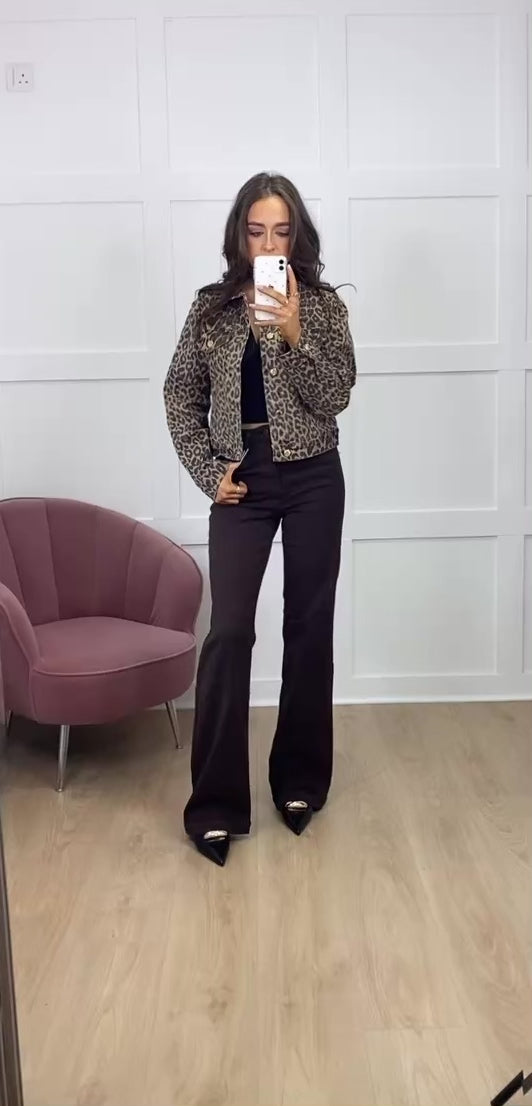 OLIVIA JACKET LEOPARD