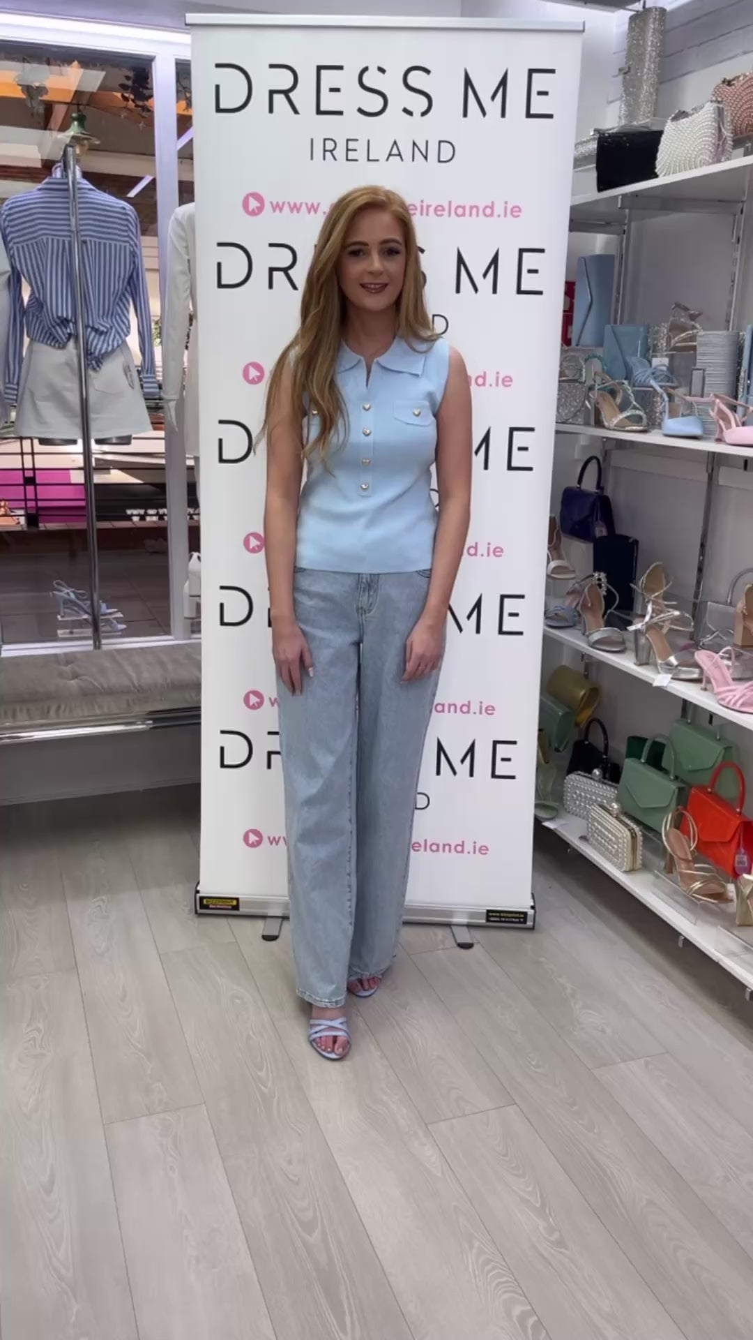 SHANIA TOP - BLUE