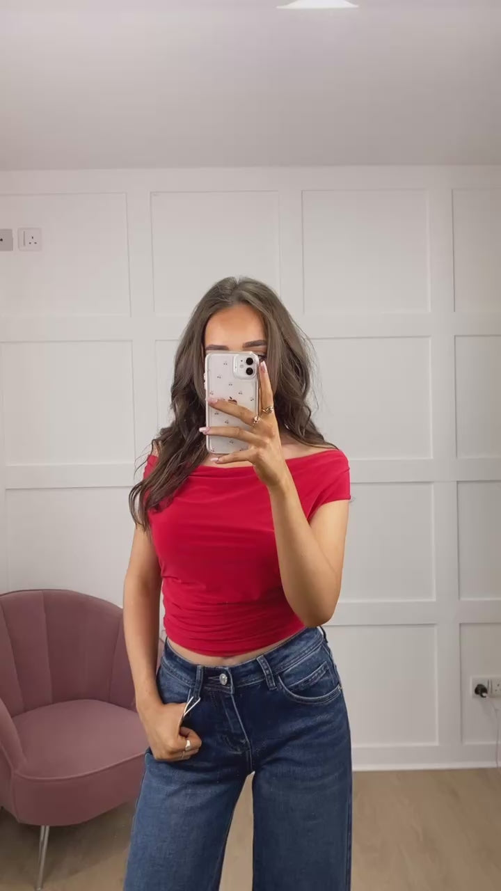 BELLA TOP RED