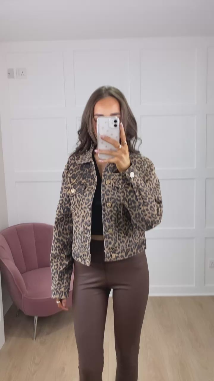OLIVIA JACKET LEOPARD